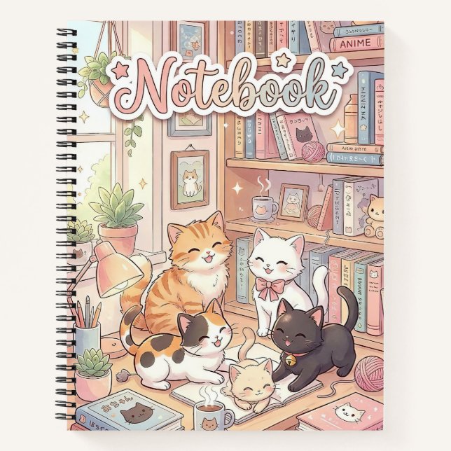 Cahier des amis chats mignons (Devant)