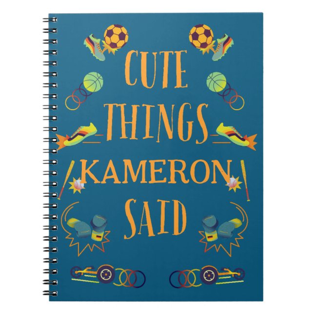Cahier des Choses Mignonnes que Mon Fils a Dites P (Devant)