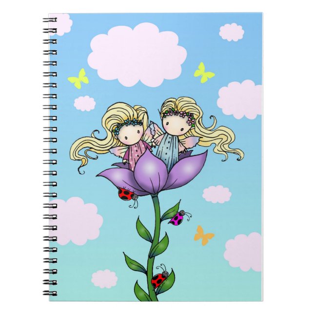 Cahier des Fées des Fleurs Jumelles par Molly Harr (Devant)