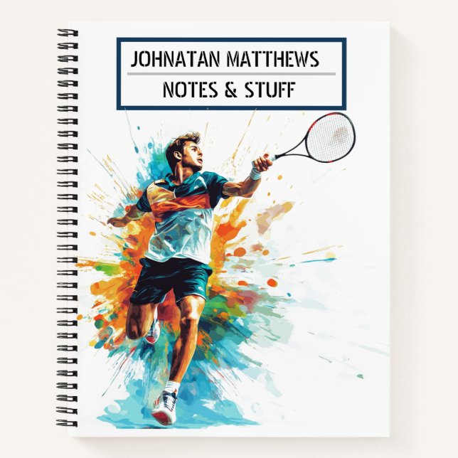 Cahier des jeunes tennismen (Devant)