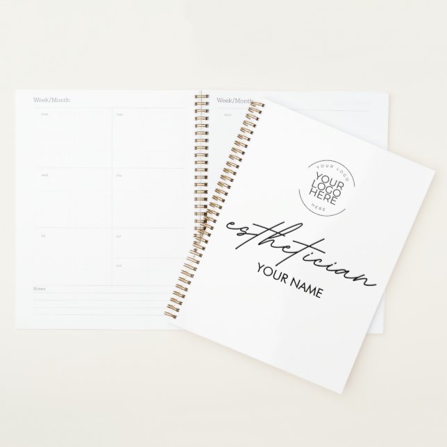 Cahier d'esthéticienne - Cadeau personnalisé (Devant avec enveloppe)