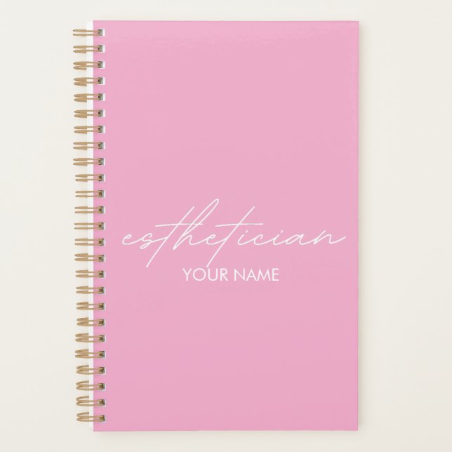 Cahier d'esthéticienne - Planificateur de cadeau p (Devant)