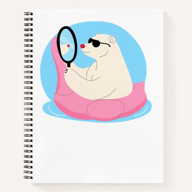 Cahier d'été de l'ours polaire cool (Devant)