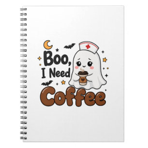 Cahier d'Halloween d'infirmière fantôme Drôle Infi