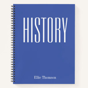 Cahier d'Histoire Personnalisé Papier Millimétré S