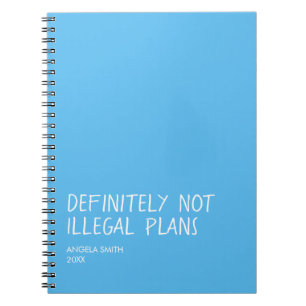 Cahier d'humour noir drôle, Journal sarcastique,