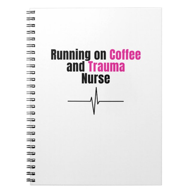 Cahier d'infirmière drôle – Fonctionnant au café I (Devant)