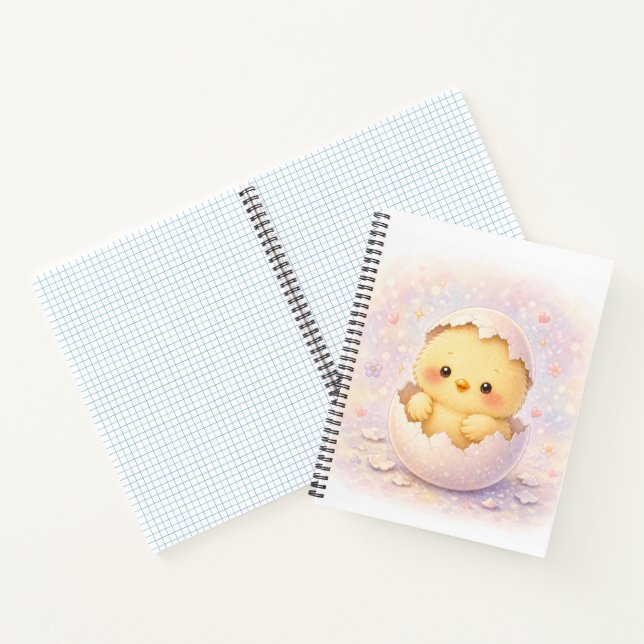 Cahier d'œuf de poulet bébé doux qui éclot (Intérieur)