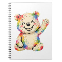 Cahier d'ours peint