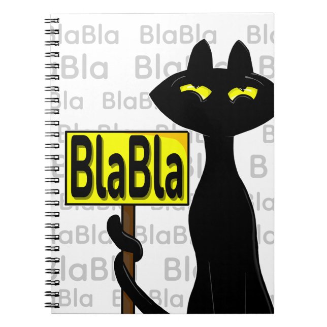 Cahier drôle Bad Boogie - BlaBla (Devant)