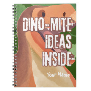 Cahier Drôle Dinosaure Enfants Cool