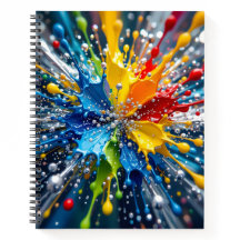 Cahier Éclaboussure de Couleur