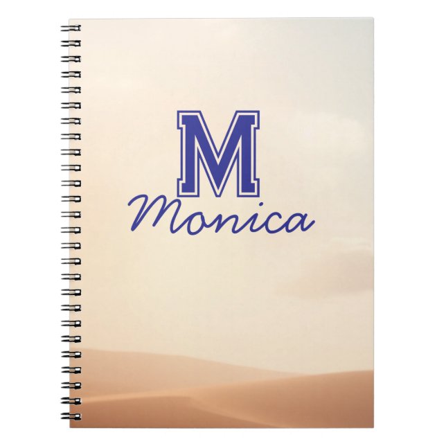 Cahier élégant à nom manuscrit  (Devant)