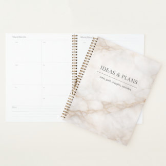 Cahier élégant en marbre pour notes et journal int
