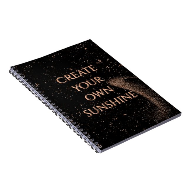 Cahier Élégant Noir et Or (Côté Droit)