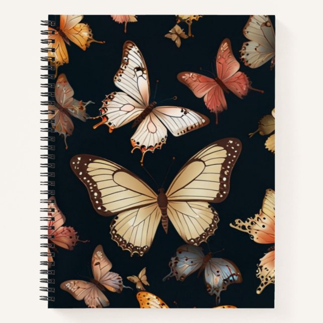 Cahier Élégant Papillon (Devant)