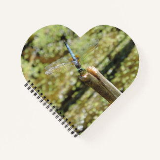 Cahier en forme de cœur non ligné avec photo de li