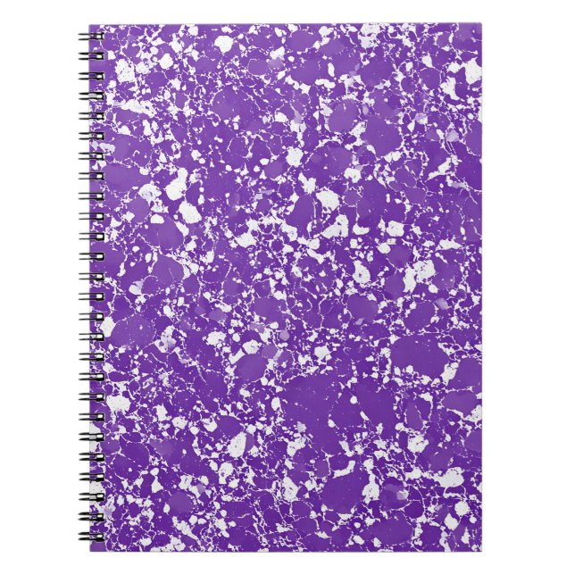 Cahier en marbre à dentelle d'améthyste (Devant)
