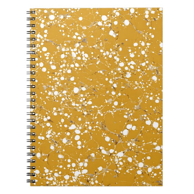Cahier en marbre miel (Devant)