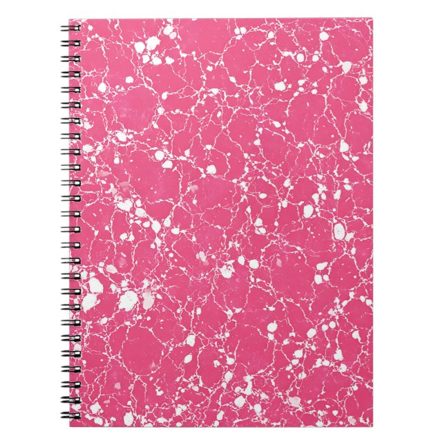 Cahier en marbre rose (Devant)