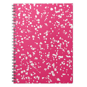 Cahier en marbre rose et blanc