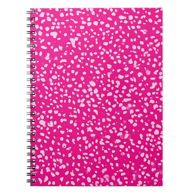 Cahier en marbre rose radiant (Devant)