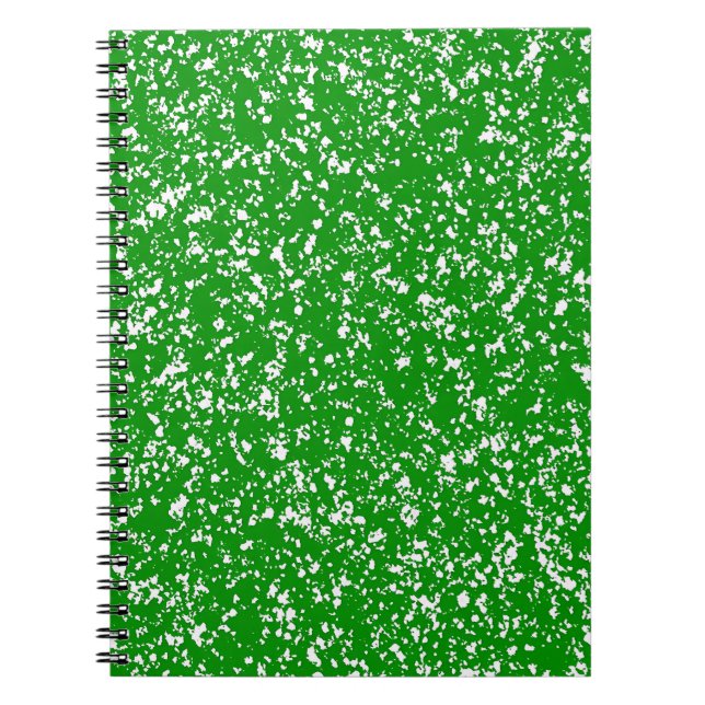 Cahier en marbre vert brillant (Devant)