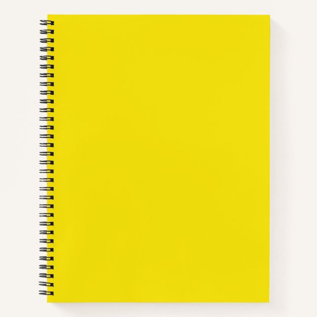 Cahier en spirale Luxe Lemon (Devant)