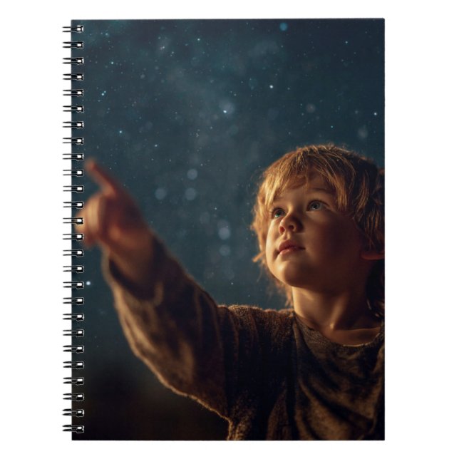 Cahier Enfant de Merveilleuse Nuit Étoilée (Devant)