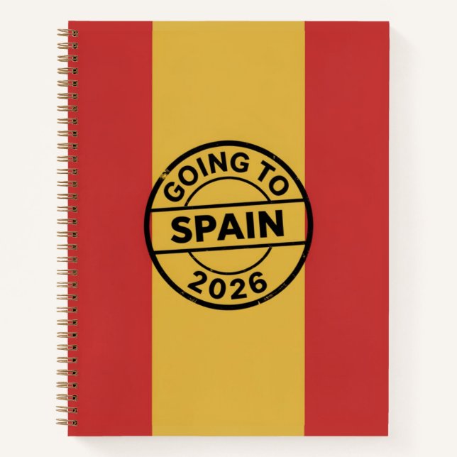 Cahier Espagne 2026 (Devant)