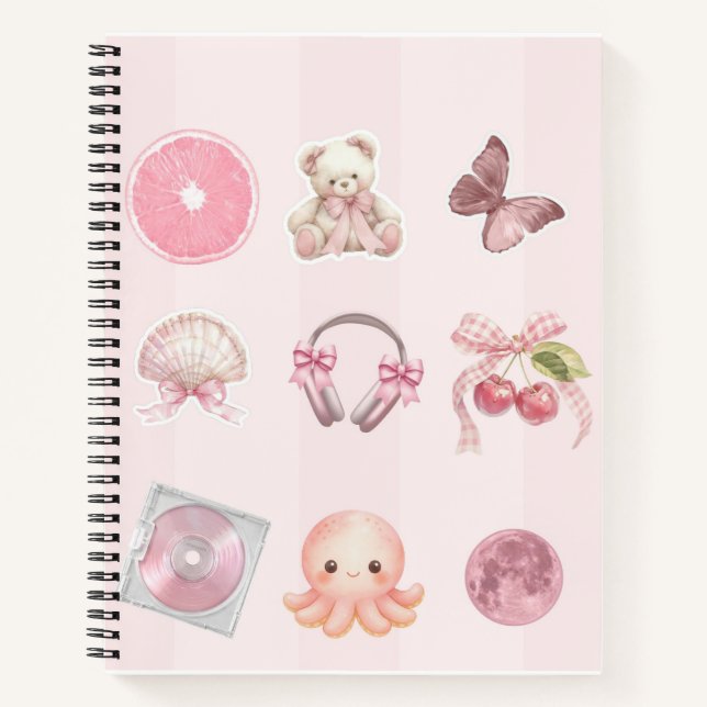 Cahier esthétique rose  (Devant)