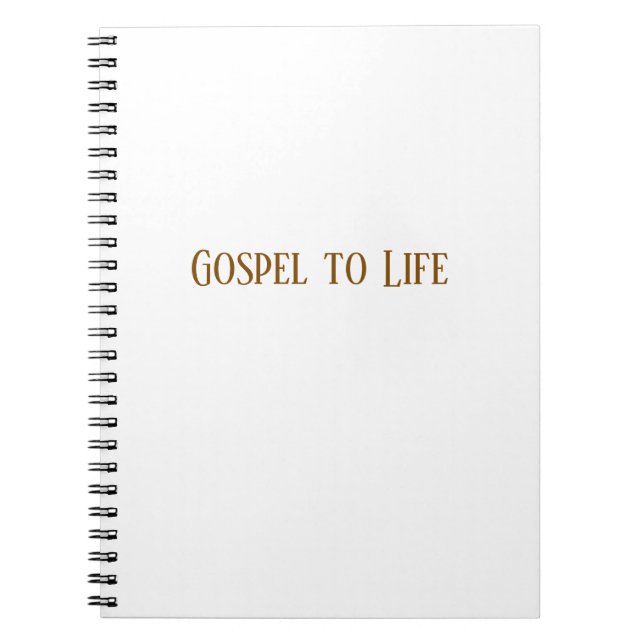 Cahier Évangile à Vie (Devant)