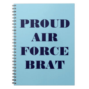 Cahier fier de l'enfant de l'Air Force