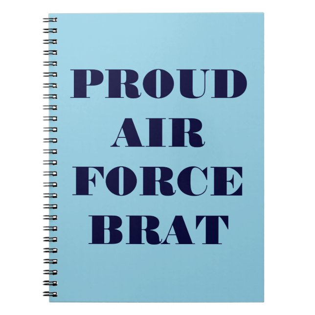 Cahier fier de l'enfant de l'Air Force (Devant)