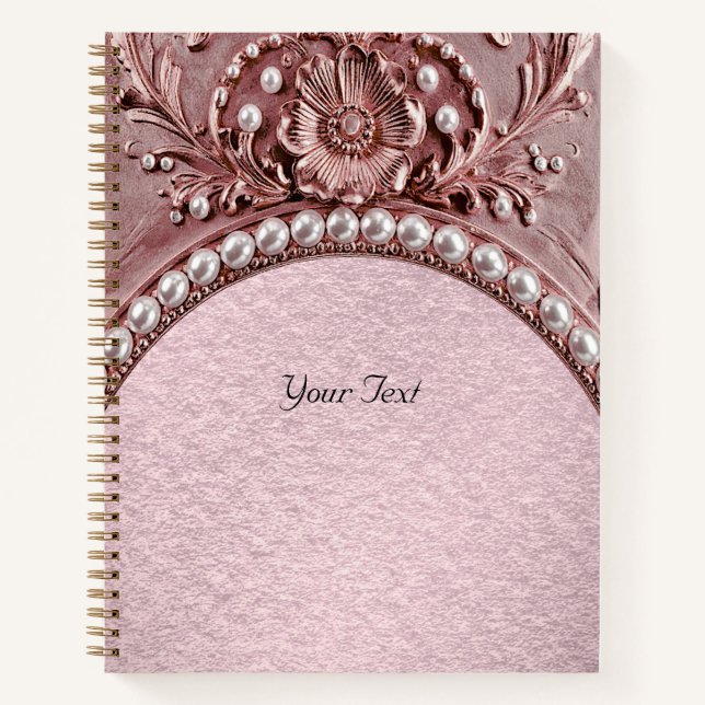 Cahier Fleur Rose (Devant)