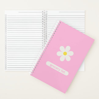 Cahier Fleurs de Marguerites Organisation de Cuisi