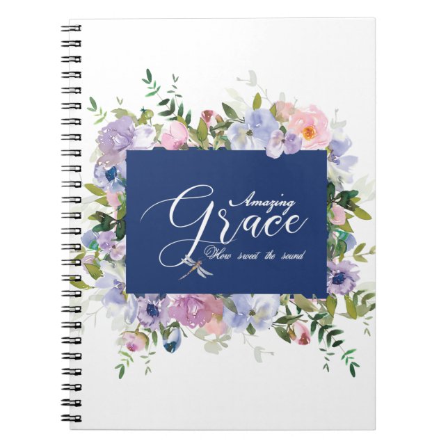 Cahier floral Amazing grace (Devant)