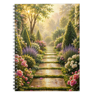 Cahier Floral Chemin Secret Jardin Doré