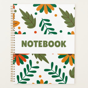 Cahier Floral Coloré – Planificateur Minimaliste