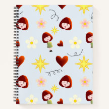 Cahier Floral Fille Mignonne