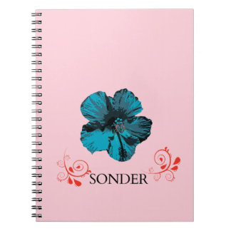 Cahier Floral Minimaliste Sonder | Rose Mignon