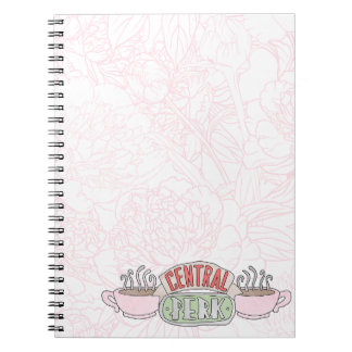Cahier floral rose CP