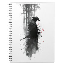 Cahier Forêt de Bambou Samouraï Encre Japonaise