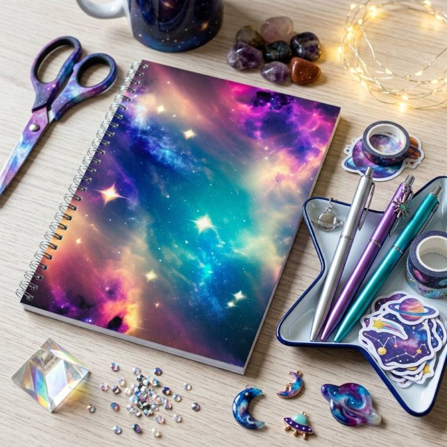 Cahier Galaxie Espace (Créateur téléchargé)