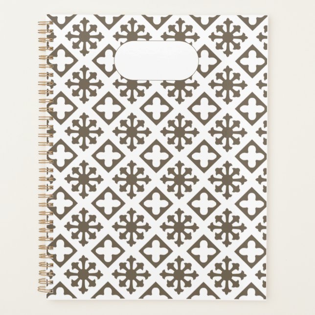 Cahier Géométrique Élégant (Devant)