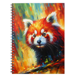 Cahier Glow Panda Rouge