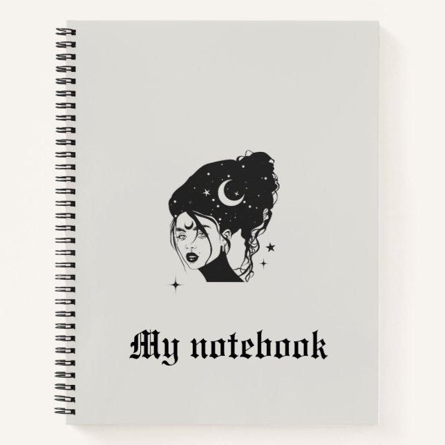 Cahier Gothic Muse – Journal de Beauté Sombre  (Devant)