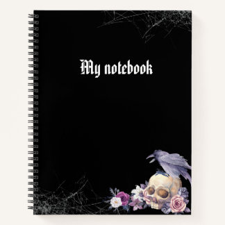 Cahier gothique – Journal à l'esthétique sombre