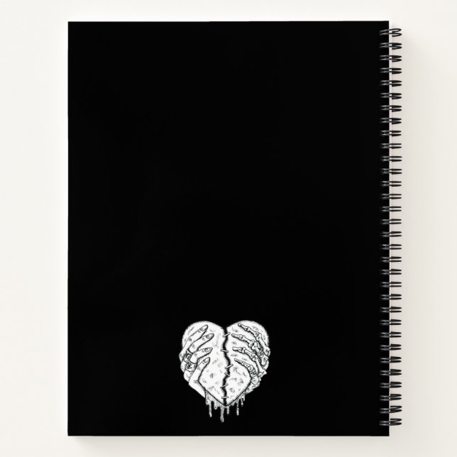 Cahier gothique pour une esthétique sombre et des  (Dos)
