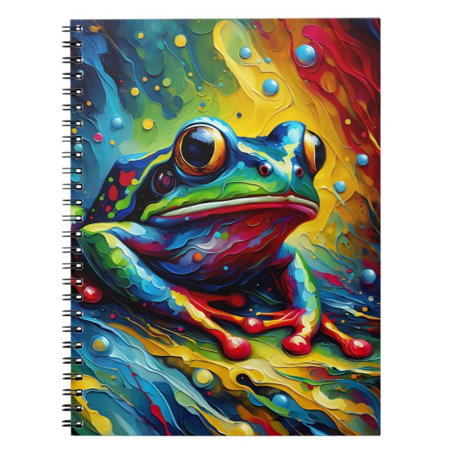 Cahier Grenouille Color Splash (Devant)